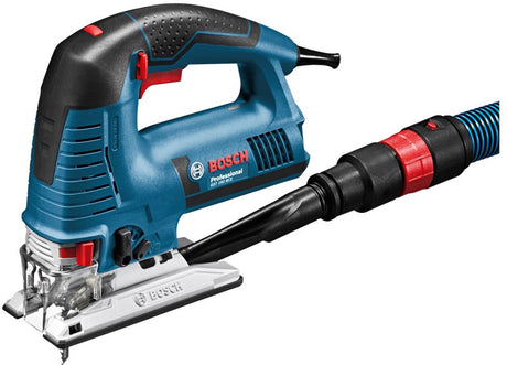Scie sauteuse Bosch gst 160 bce (1 x lame de scie t 144 dp, 1 x lame de scie t 244 d, 1 x lame de scie t 308 bp, 1 x plaque anti-éclats, kit d'extraction)