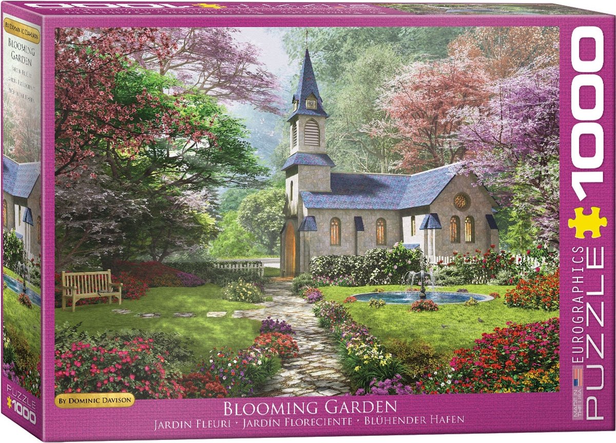 Eurographics - jardin fleuri [jardin fleuri] - dominic davison - 1000 pièces 68×48cm (l×h) - puzzle