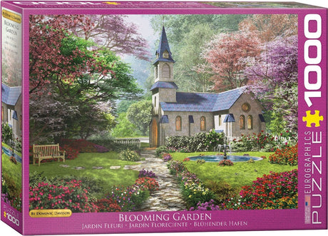 Eurographics - jardin fleuri [jardin fleuri] - dominic davison - 1000 pièces 68×48cm (l×h) - puzzle