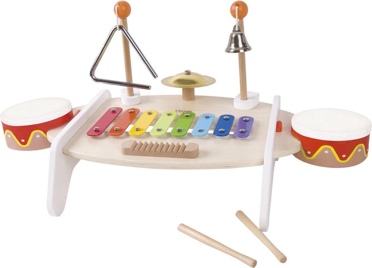 Monde classique - ensemble d'instruments de musique pour enfants - xylophone et batterie