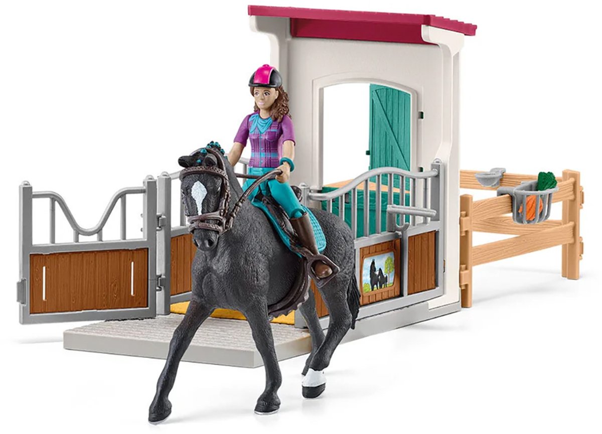 Box à chevaux Schleich Horse Club avec Lisa et Storm 42709