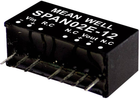 MW Mean Well span02a-12 module convertisseur DC DC 167 ma 2 W nombre de sorties : 1 x contenu 1 pièce(s)