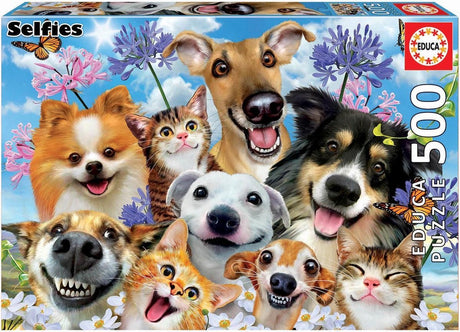 Educa - puzzle - selfie amusant au soleil - 500 pièces - puzzle