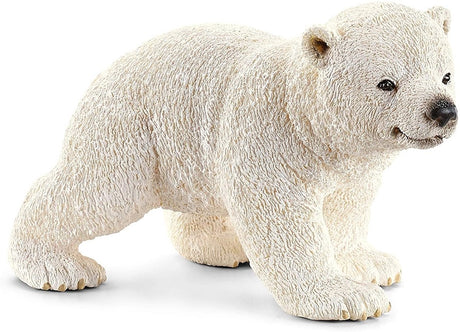 Schleich ours polaire sauvage - figurine éducative en plastique.