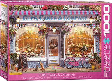 Eurographics - tasses, gâteaux co. [cups, cakes company] - garry walton - 1000 pièces 68×48cm (l×h) - puzzle