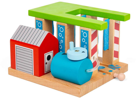 Rails Bigjigs - lavage de voiture