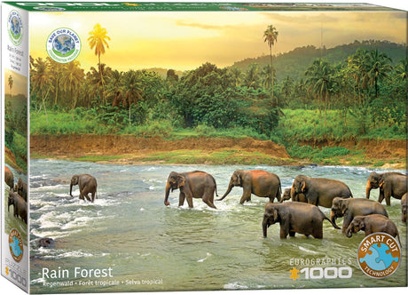 Eurographics - sauvez la planète ! forêt tropicale [sauvez la planète ! forêt tropicale] - 1000 pièces 68×48cm (l×h) - puzzle