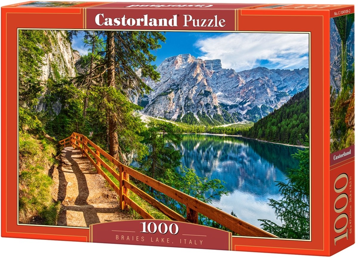 Selecta Castorland puzzle Lac de Braies Italie, 1000 pcs.