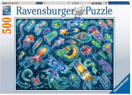 Ravensburger puzzle méduses colorées - puzzle - 500 pièces