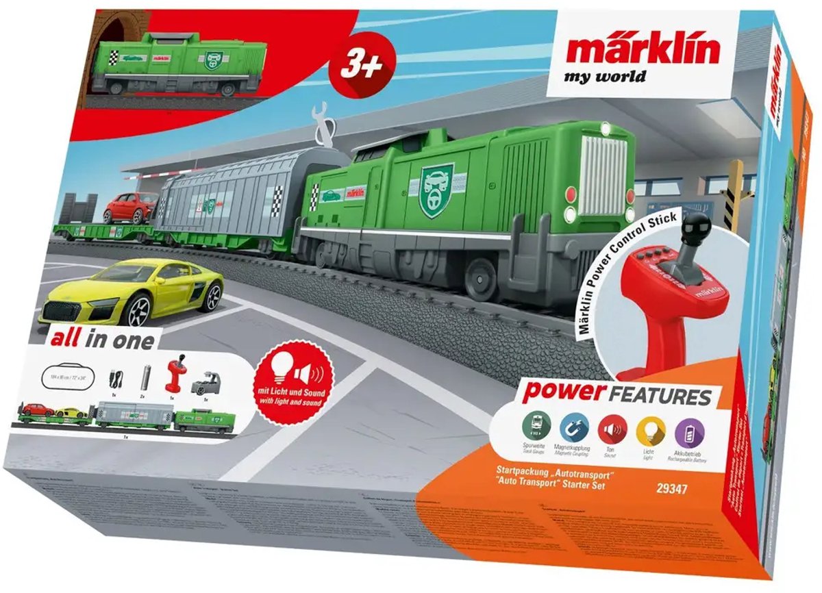 Märklin my world starter set transport en voiture pour les enfants à partir de 3 ans