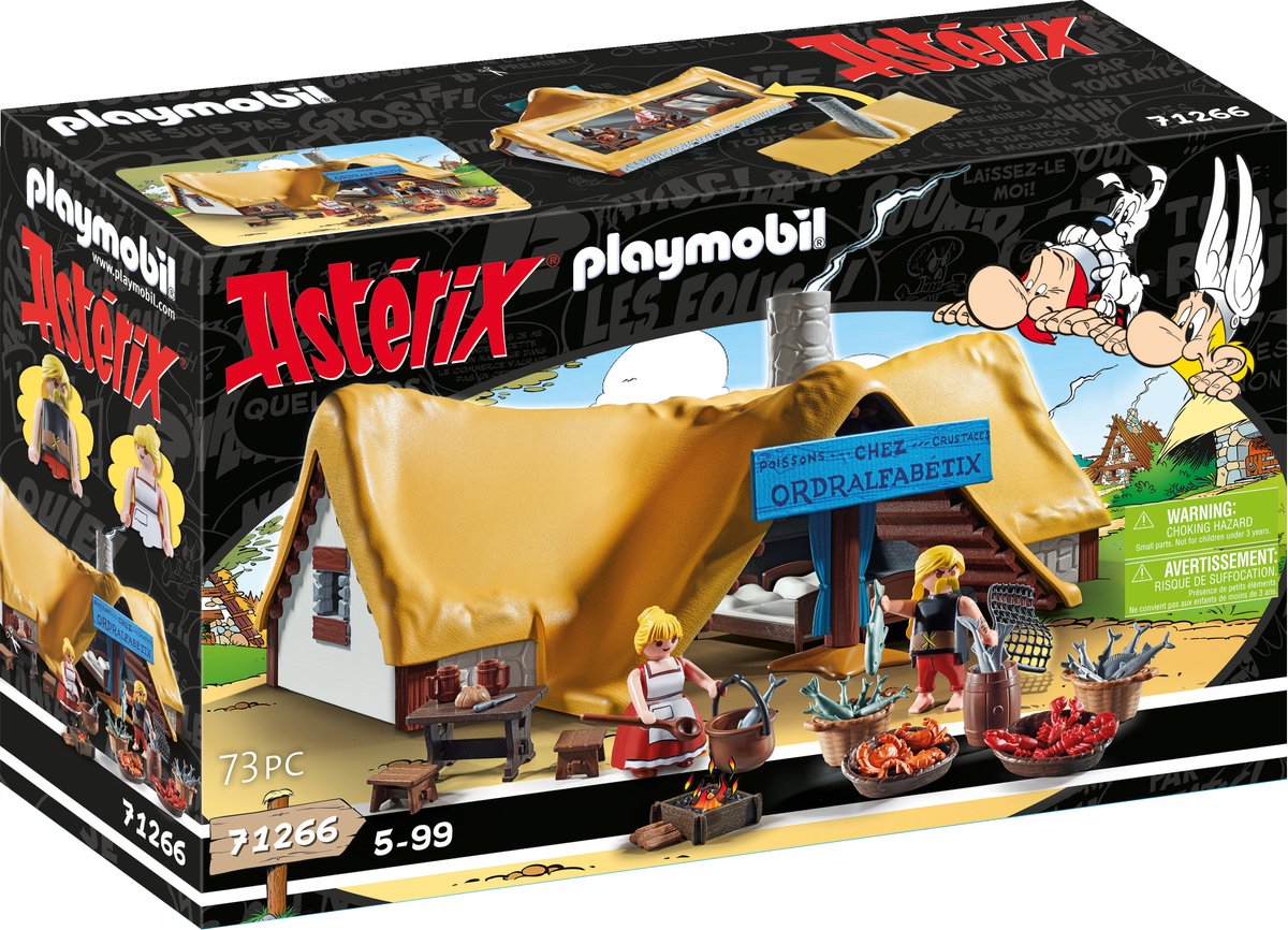 Playmobil Astérix La Cabane de Hoevenix - 71266