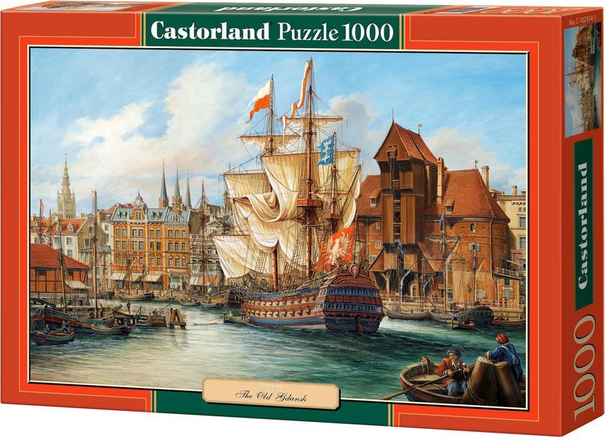 Selecta castorland puzzle le vieux gdansk, 1000 pcs.