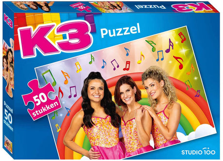 Studio 100 k3 puzzle robe sirène 50 pcs