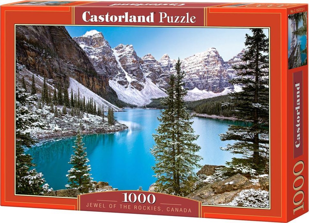 Casse-tête Selecta Castorland Le joyau des Rocheuses Canada, 1000 mcx.