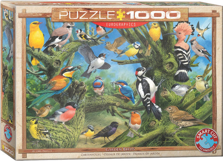 Eurographics - oiseaux de jardin [oiseaux de jardin] - john fransis - 1000 pièces 68×48cm (l×h) - puzzle