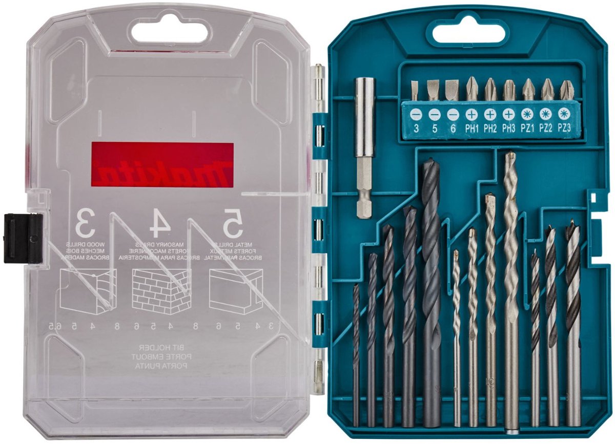 Makita jeu d'embouts de vis de perçage 22 pièces - p-44002