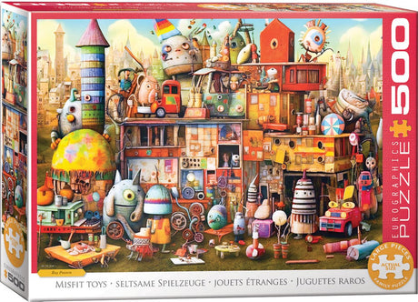 Eurographics - jouets inadaptés [jouets inadaptés] - pouvoirs des rayons - 500 pièces 68×48cm (l×h) - puzzle
