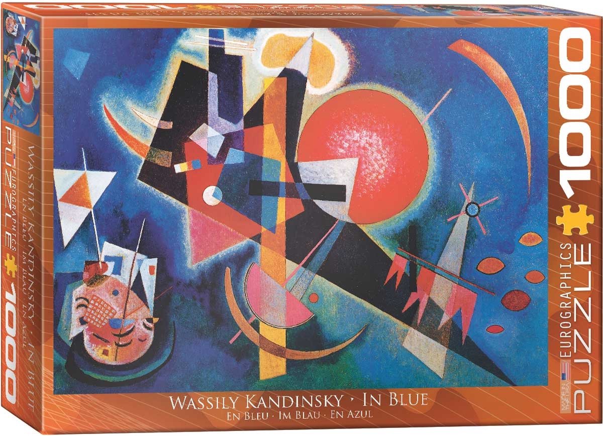 Eurographics - en bleu [im blau] - Wassily Kandinsky - 1000 pièces 68×48cm (l×h) - puzzle d'art
