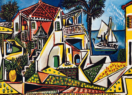 Eurographics - Paysage méditerranéen [paysage méditerranéen] - Pablo Picasso - 1000 pièces 68×48cm (l×h) - puzzle d'art