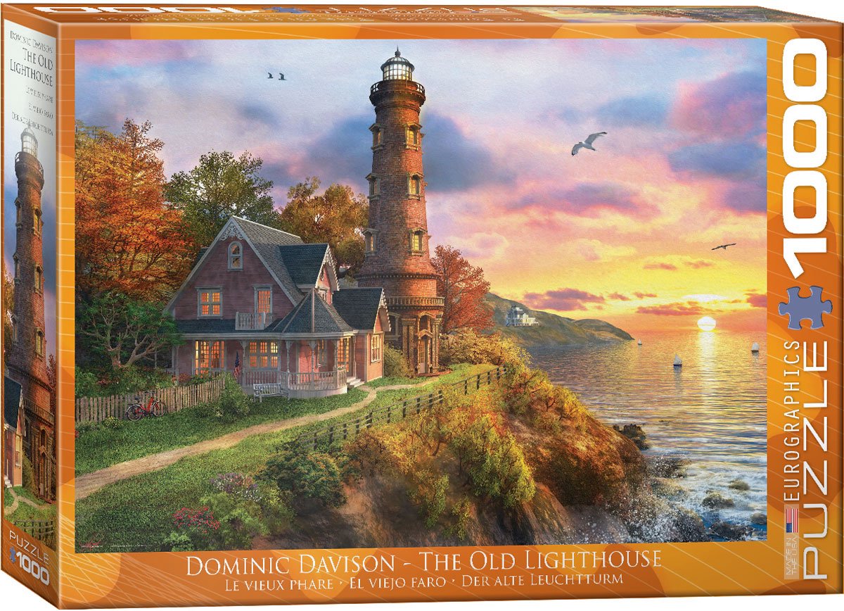Eurographics - le vieux phare - dominic davison - 1000 pièces 68×48cm (l×h) - puzzle
