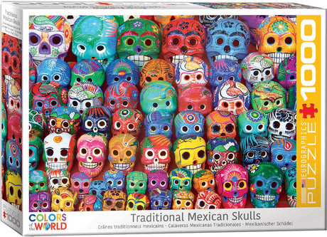 Eurographics crânes mexicains traditionnels (1000)