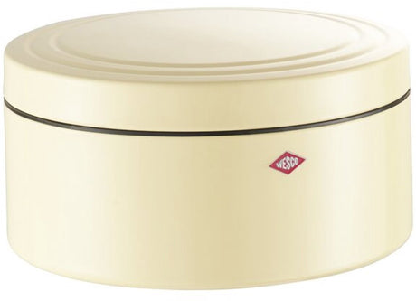 Boîte à pâtisserie Wesco Classic Line avec couvercle | 4 litres | métal - amande | boîte à biscuits