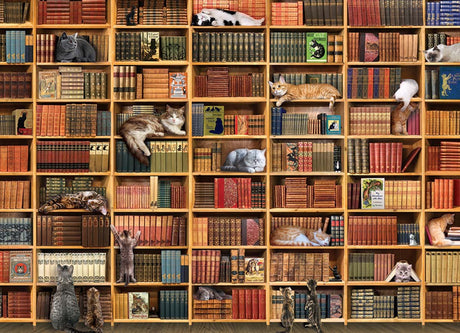 Cobble hill puzzel katten legpuzzel 1000 stukjes - the cat library.