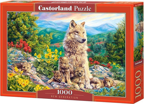 Castorland nouvelle génération – puzzle – 1 000 pièces – finition satinée – ajustement parfait – qualité européenne