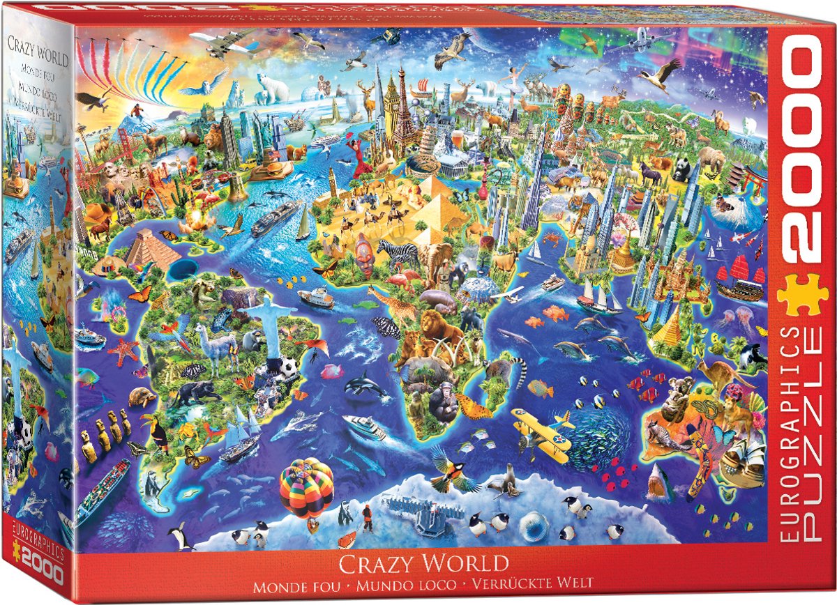 Eurographics - monde fou [monde fou] - 2000 pièces 97×68cm (l×h) - puzzle