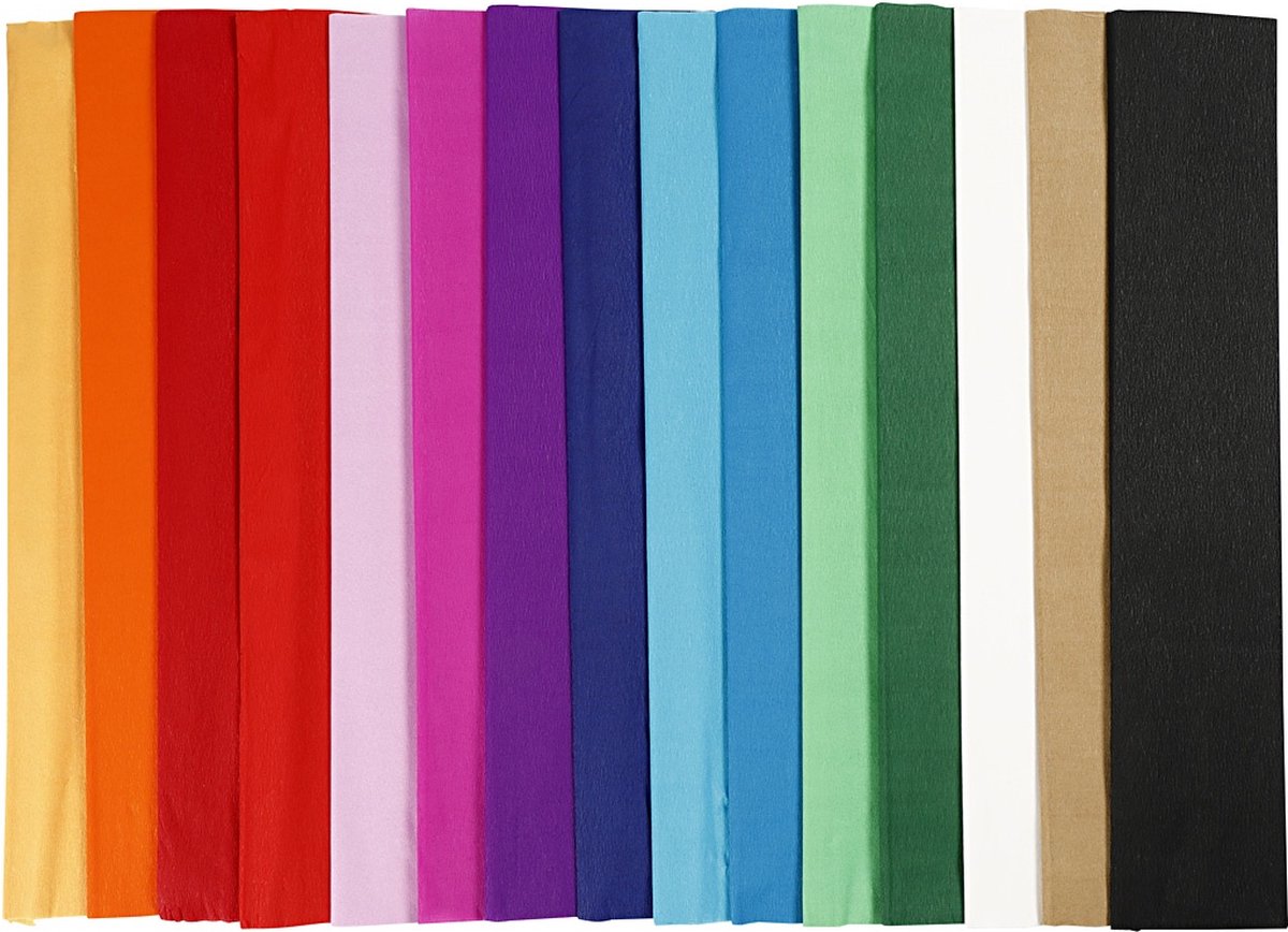 Creativ Company Crepe Papier Basic Colors, 15e.