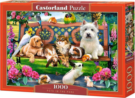 Selecta castorland puzzle animaux dans le parc, 1000 pcs.