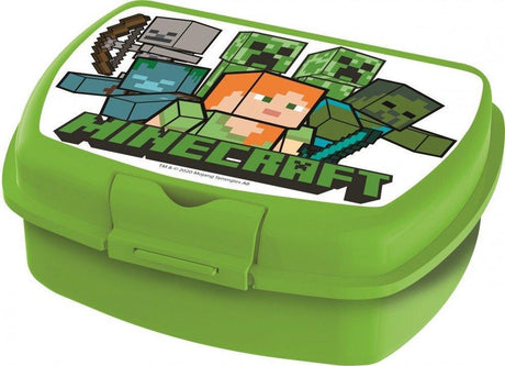 Stor minecraft alex avec boîte à lunch ennemis-vert (divers) nouveau