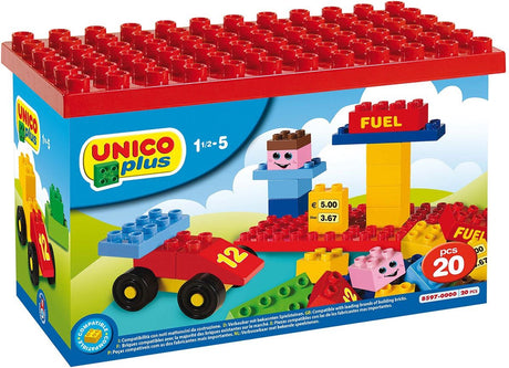 Ensemble Unico avec plaque de construction, 20dlg