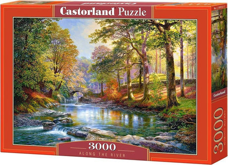 Castorland au bord de la rivière – puzzle – 3 000 pièces – finition satinée – ajustement parfait – qualité européenne