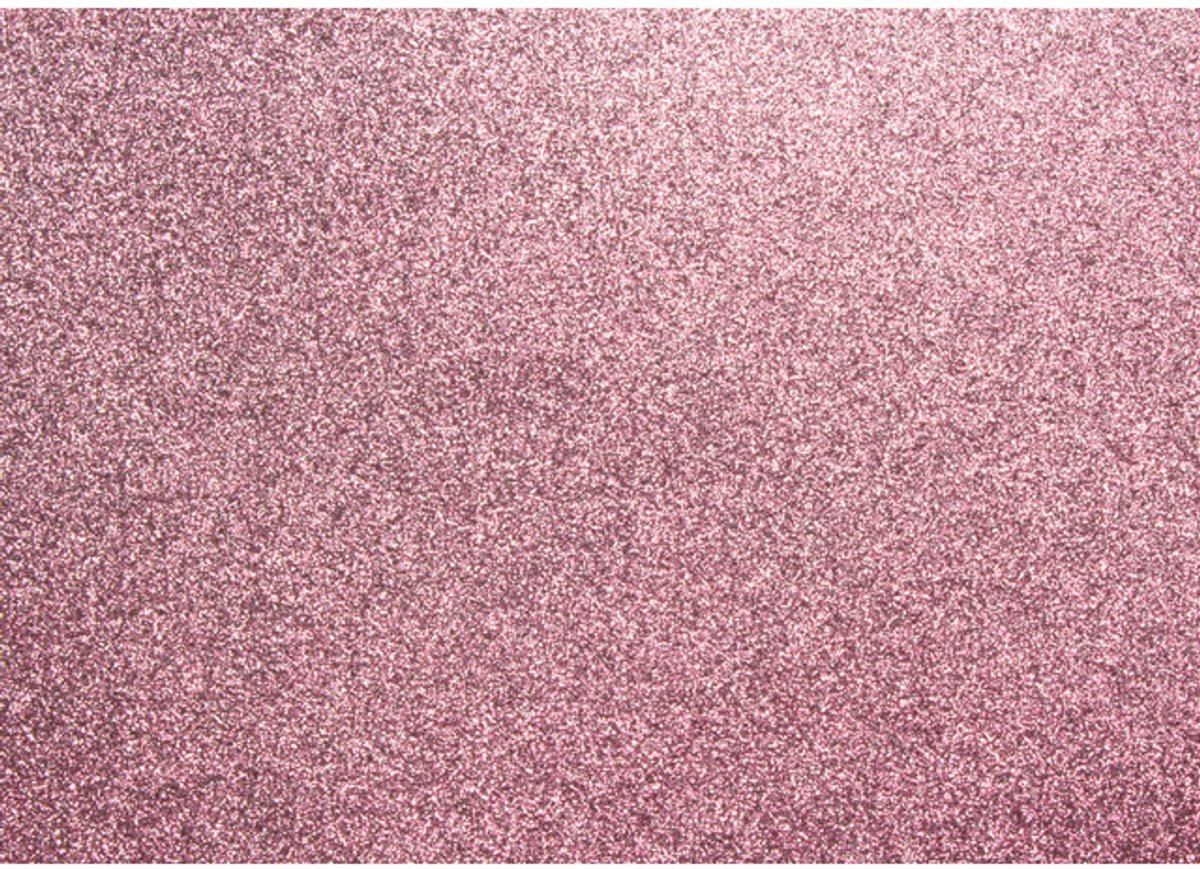 Kangaro glitterkarton - oud roze - 50x70cm - pak ã 10 vel - k-0060k29