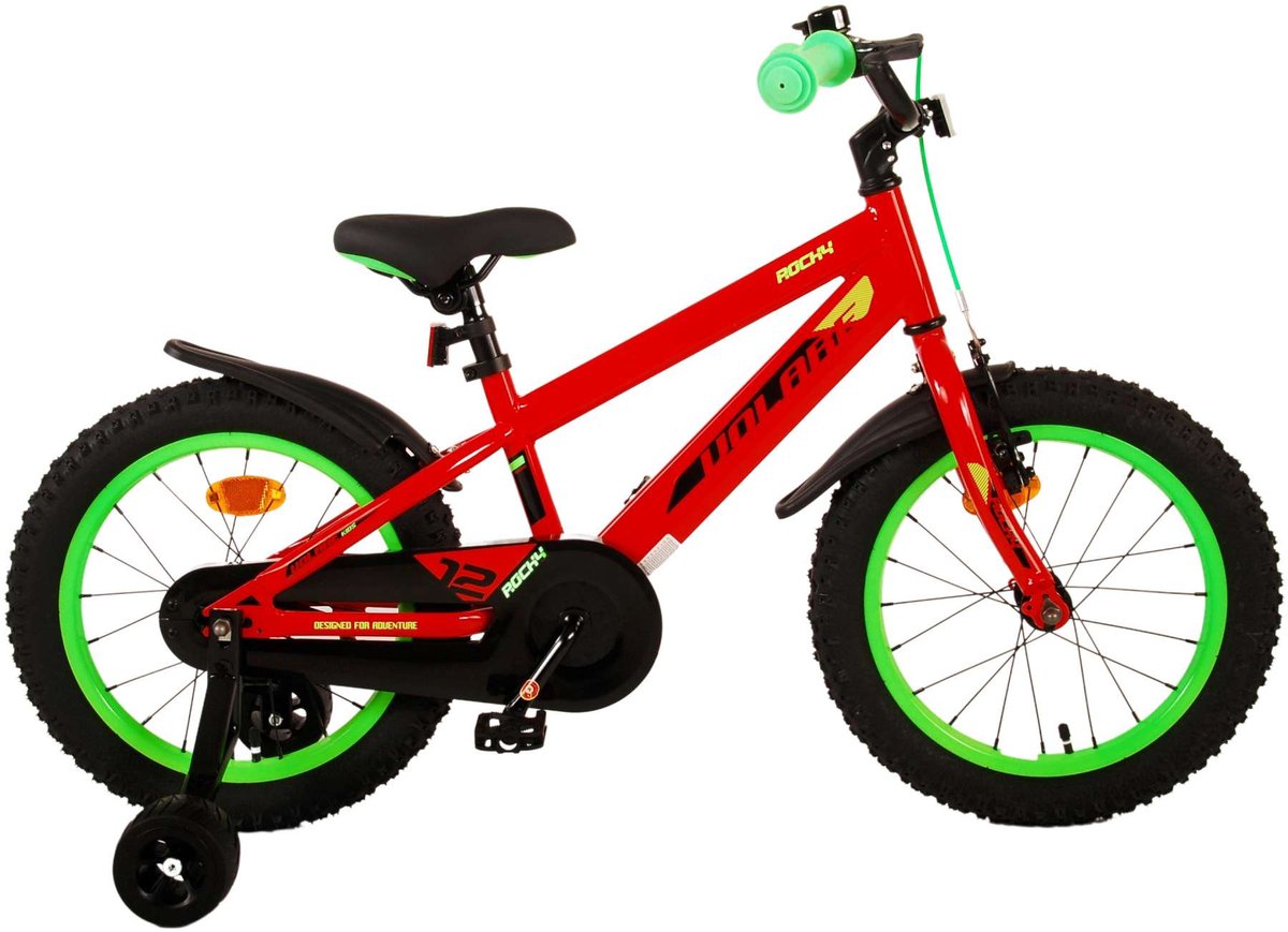 Volare Rocky Children's Bicycle - Boys - 16 pouces - rouge
