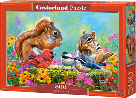 Castorland Snack Time – Puzzle – 500 pièces – Finition satinée – Ajustement parfait – Qualité européenne