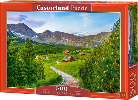Sentier Castorland dans les Tatras, Pologne – puzzle – 500 pièces – finition satinée – ajustement parfait – qualité européenne