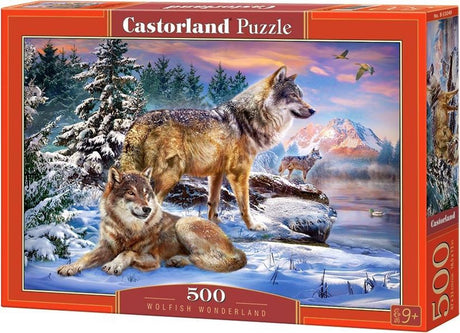 Selecta Castorland Puzzle Wolfish Wonderland, 500 pcs.