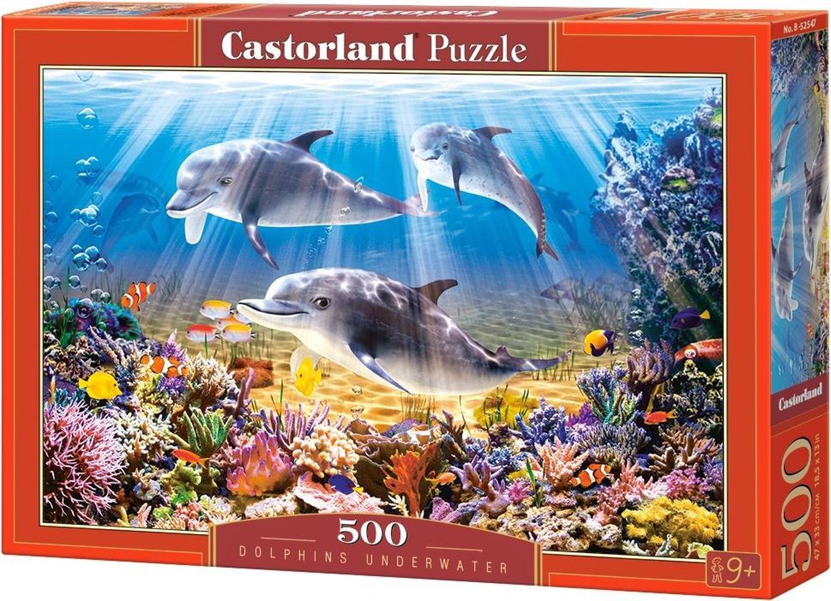 Selecta Castorland Puzzle Dauphins sous l'eau, 500 pcs.
