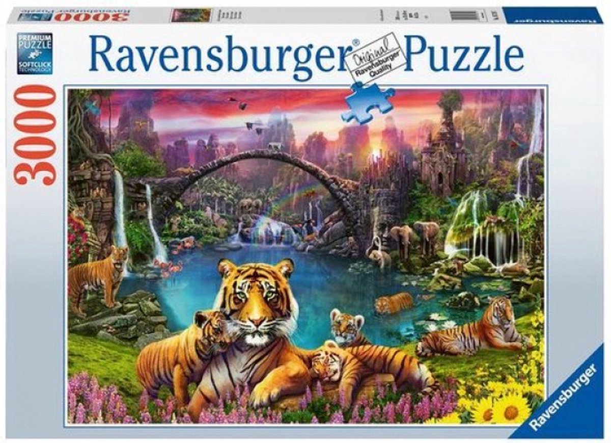 Ravensburger puzzle paradis des tigres 3000 pièces