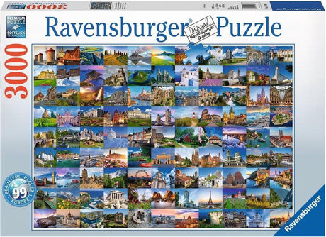 Ravensburger puzzle 99 beaux endroits d'Europe - puzzle - 3000 pièces