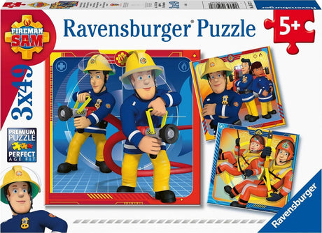 Ravensburger - Fireman Sam - Notre héros Sam 3x49st.