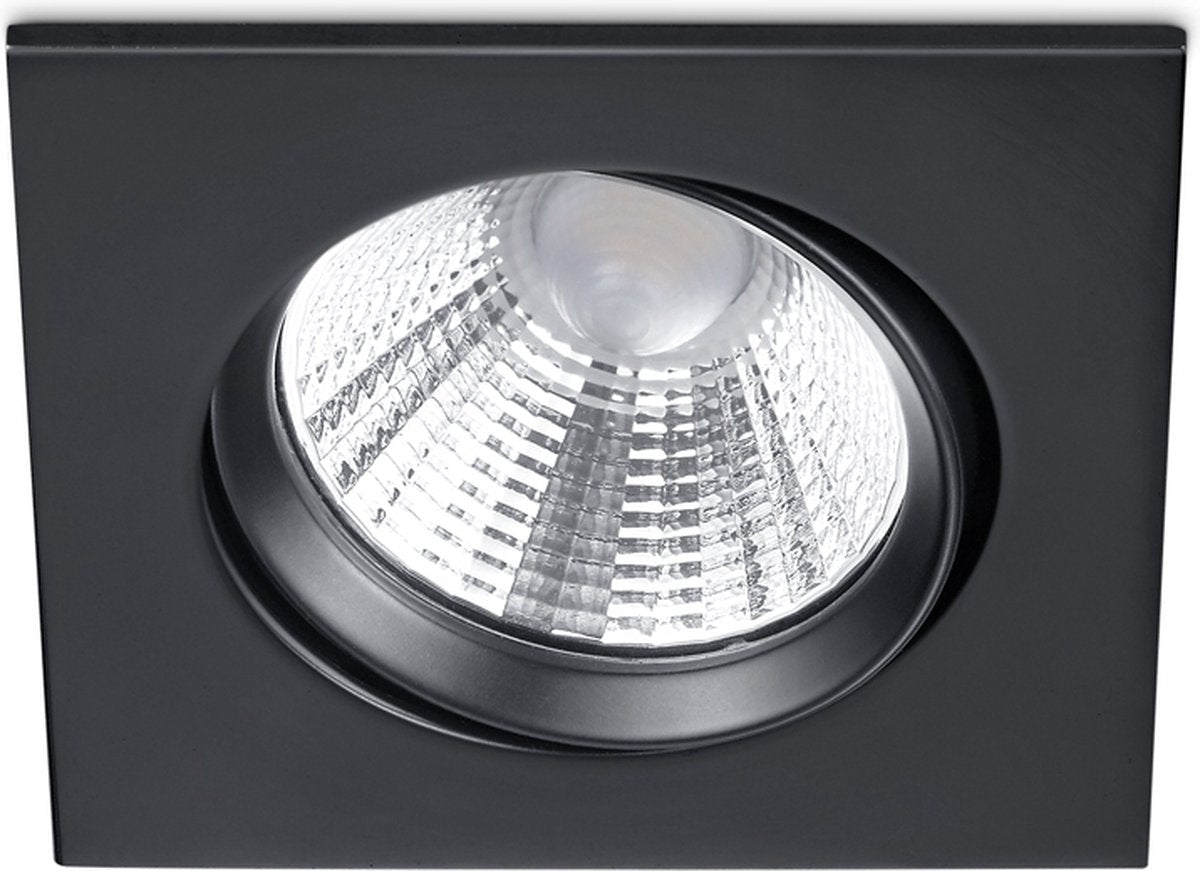 Trio pamir - éclairage encastré - noir mat - LED SMD - éclairage intérieur - orientable