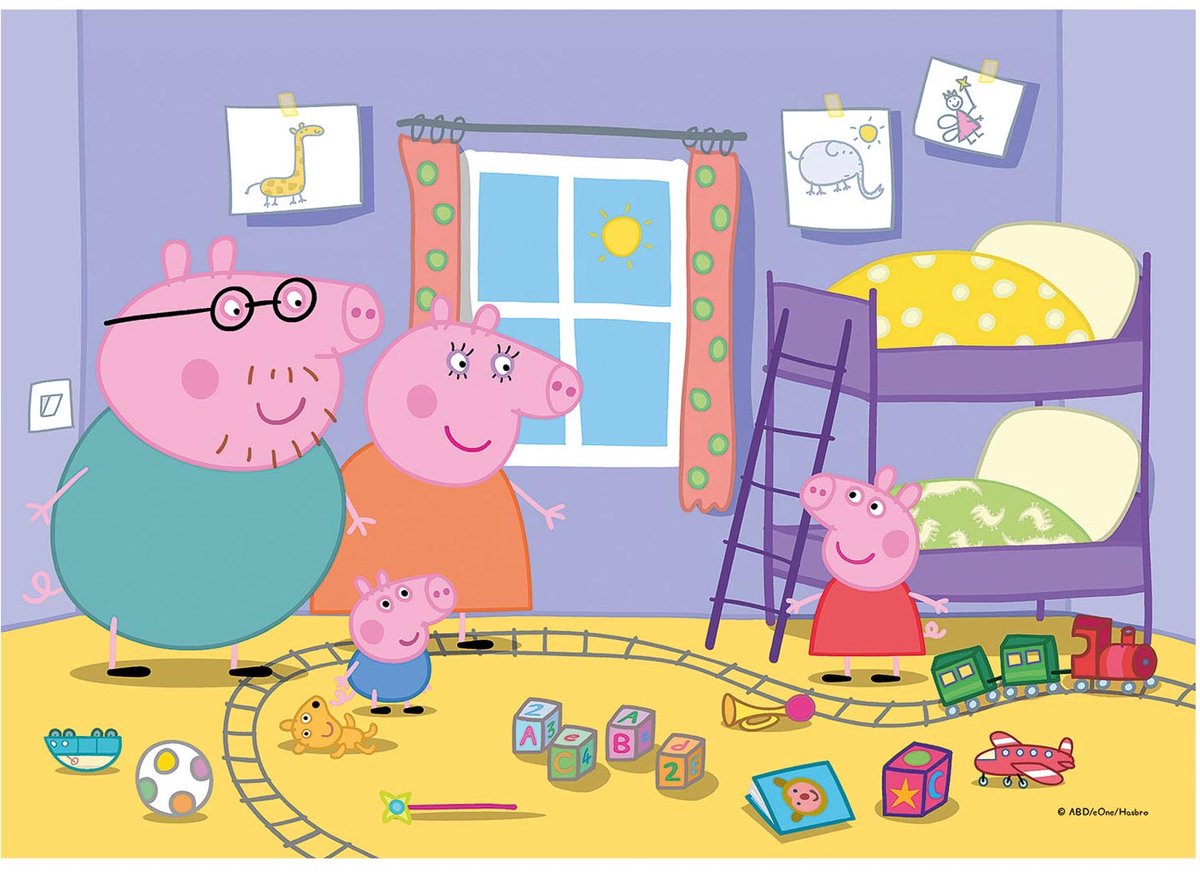 Clementoni Peppa Pig Puzzle 2 x 20 pièces