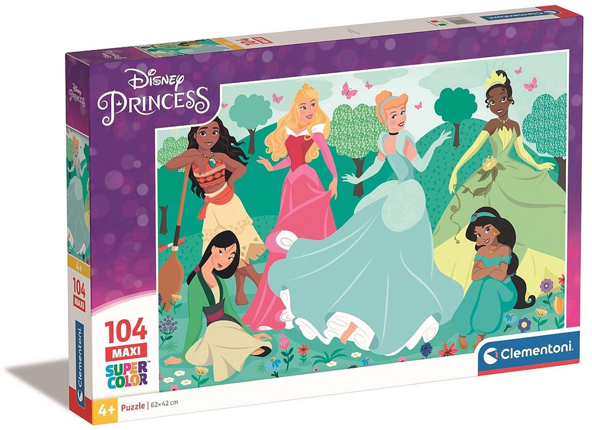 Clementoni maxi puzzle princesse disney, 104 pièces.