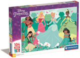 Clementoni maxi puzzle princesse disney, 104 pièces.