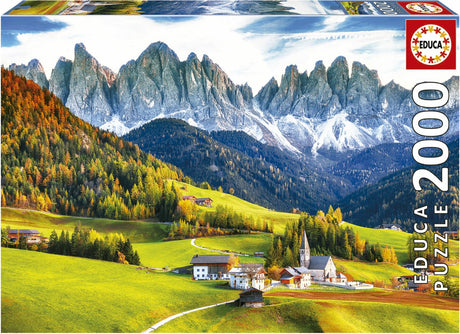 Educa - puzzle - 2000 pièces - automne dans les dolomites
