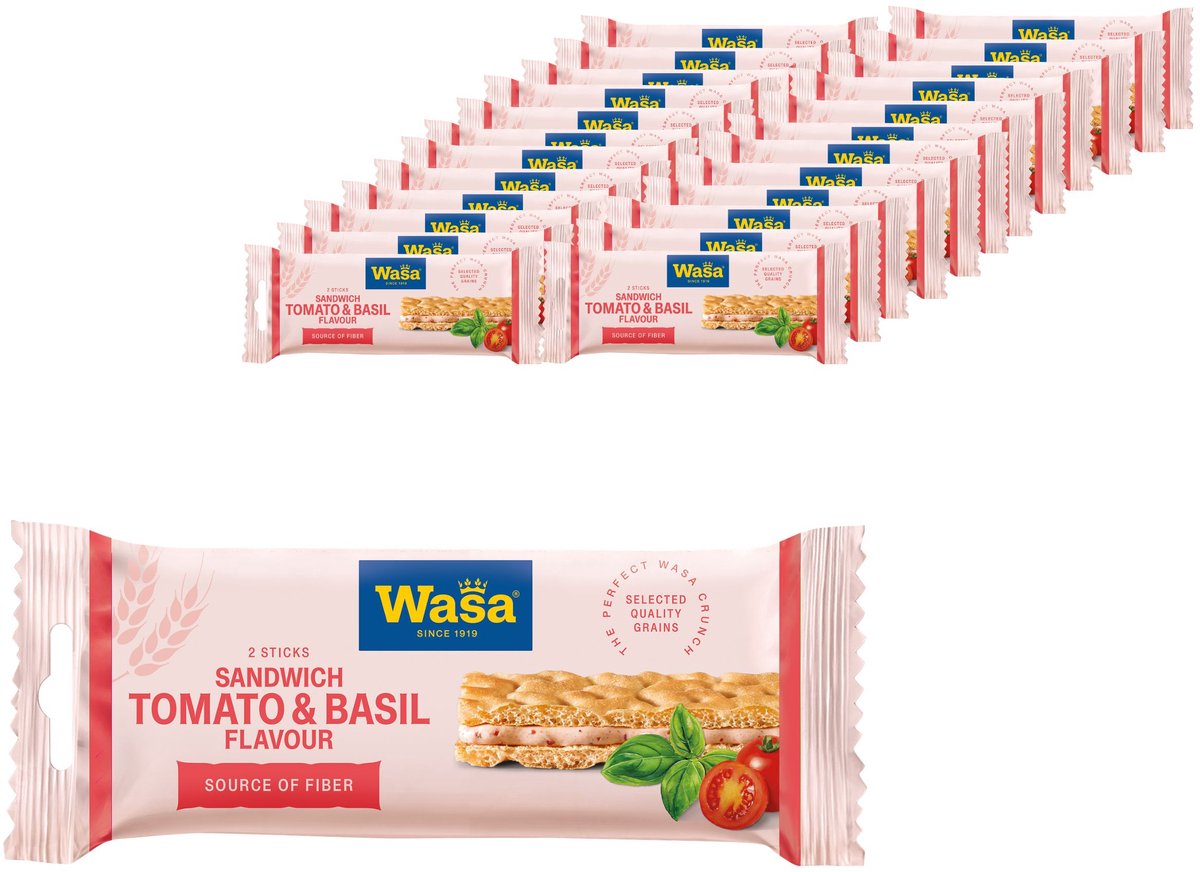 Wasa sandwich tomate basilic (24x 40gr) (copie)