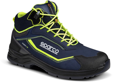 Sparco chaussures de travail s3s - indy-h richmond - bleu marine jaune - 42
